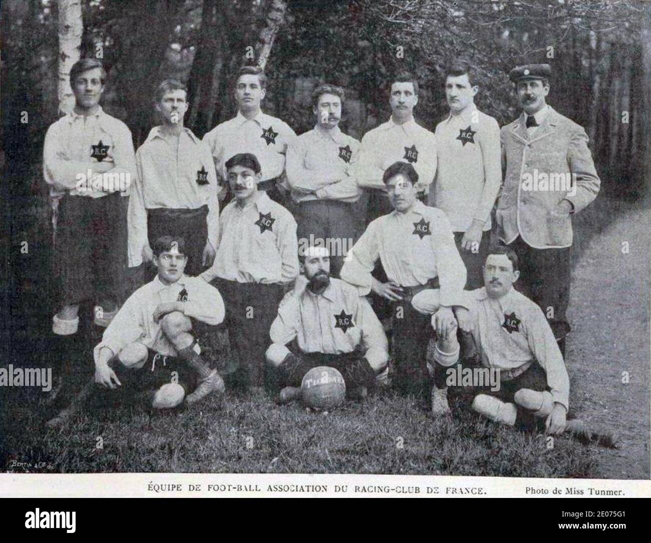 Le Racing Club de France football en juillet 1897 Stock Photo - Alamy