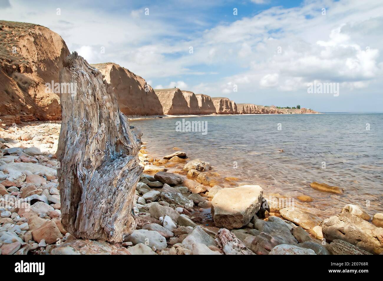 Beautiful view resort landscape in Tarhankut, Crimea, Ukraine Stock Photo