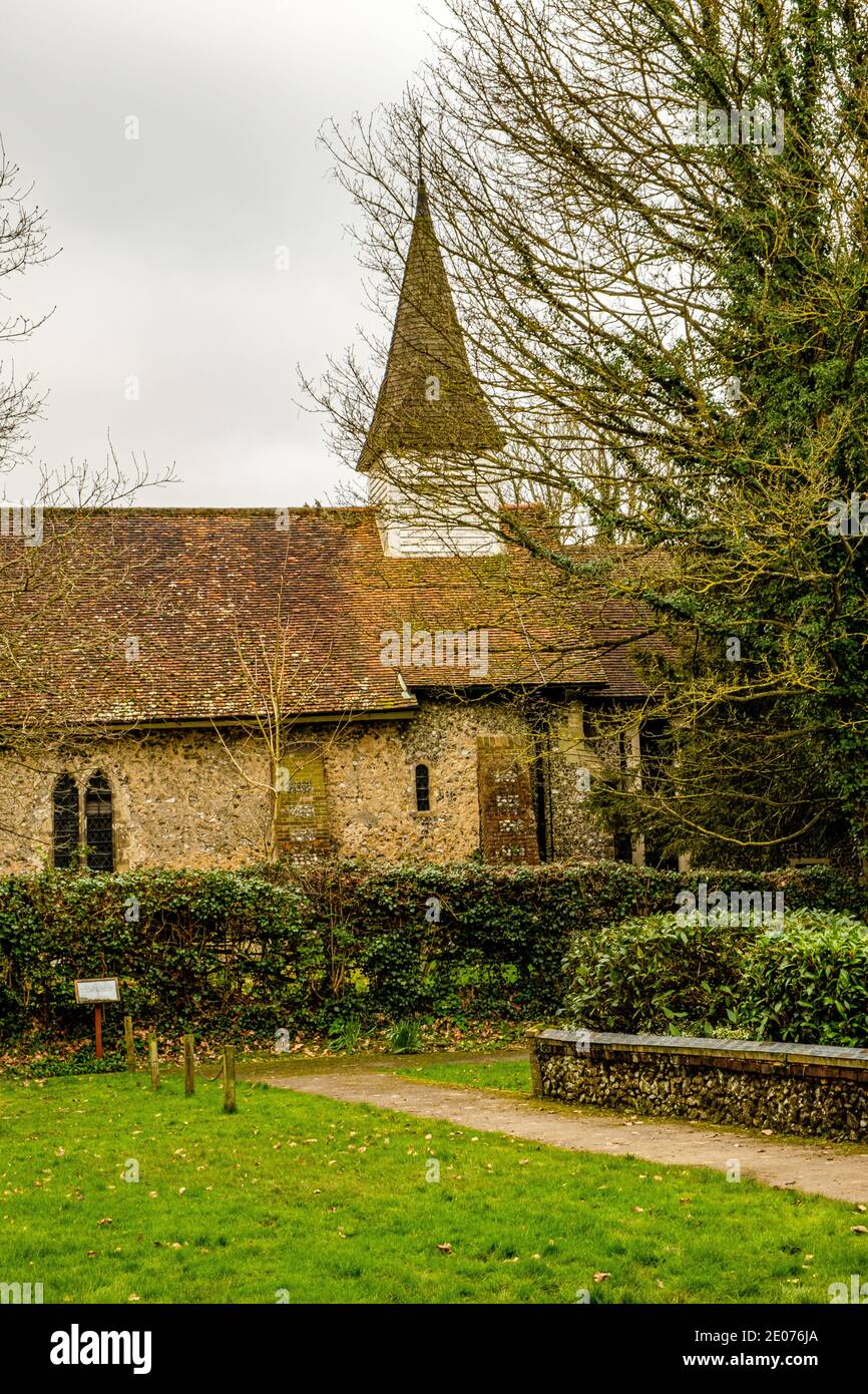All Saints Church, Church Road, Hartley, Kent Stock Photo Alamy