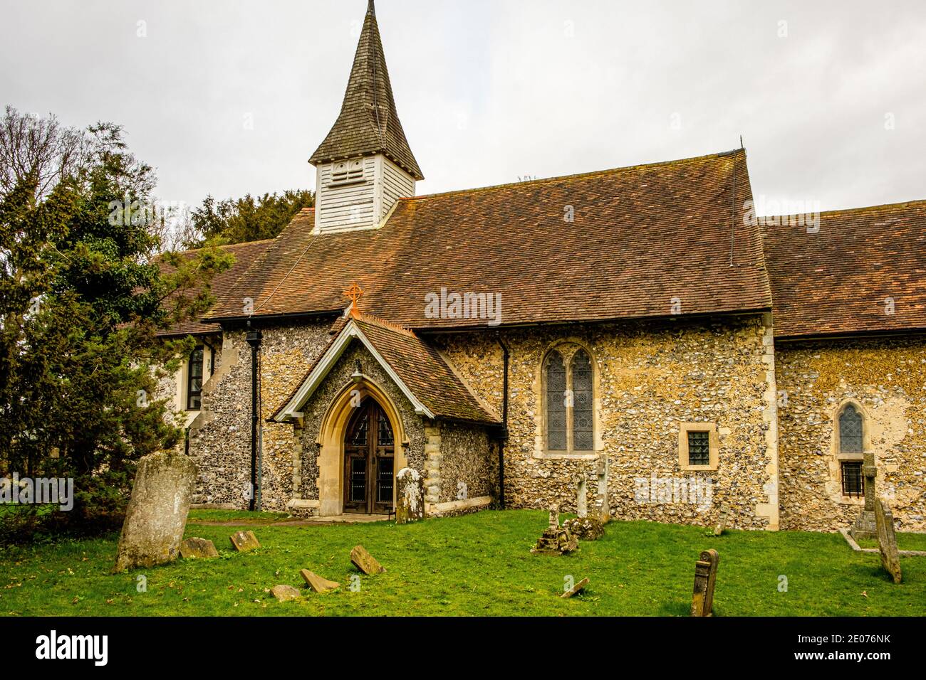 All Saints Church, Church Road, Hartley, Kent Stock Photo