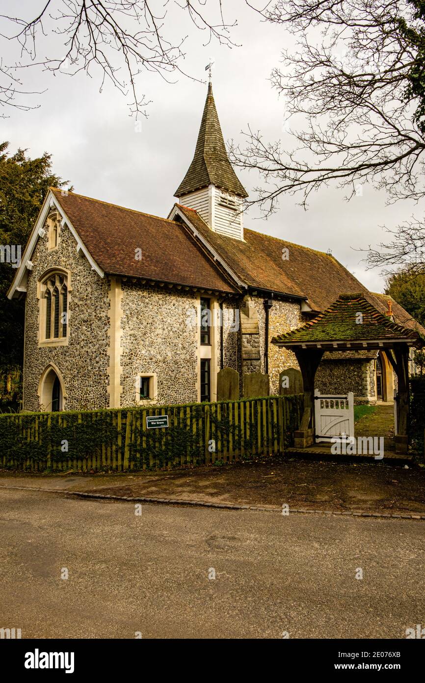 All Saints Church, Church Road, Hartley, Kent Stock Photo Alamy