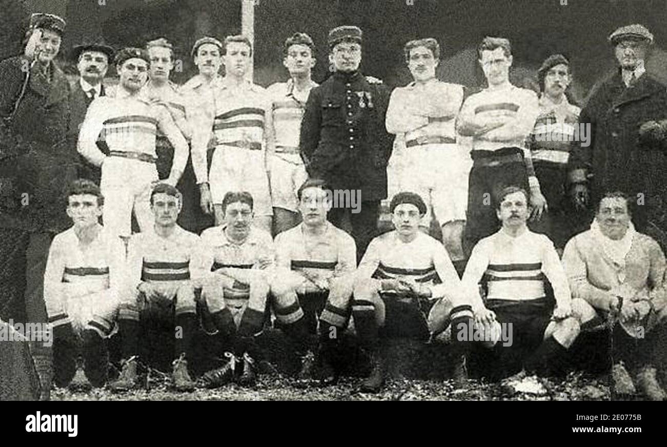 Le Stade nantais université club (S.N.U.C.), vainqueur de la Coupe de l'Espérance, le 29 avril