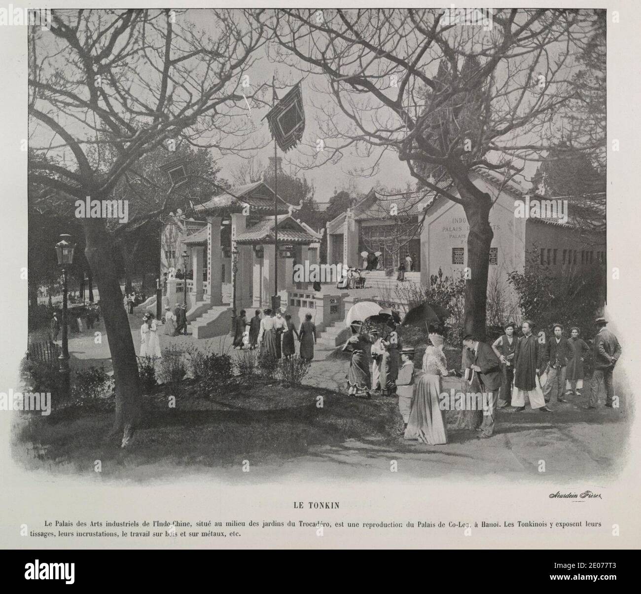 Le Tonkin, Exposition Universelle 1900 Stock Photo - Alamy