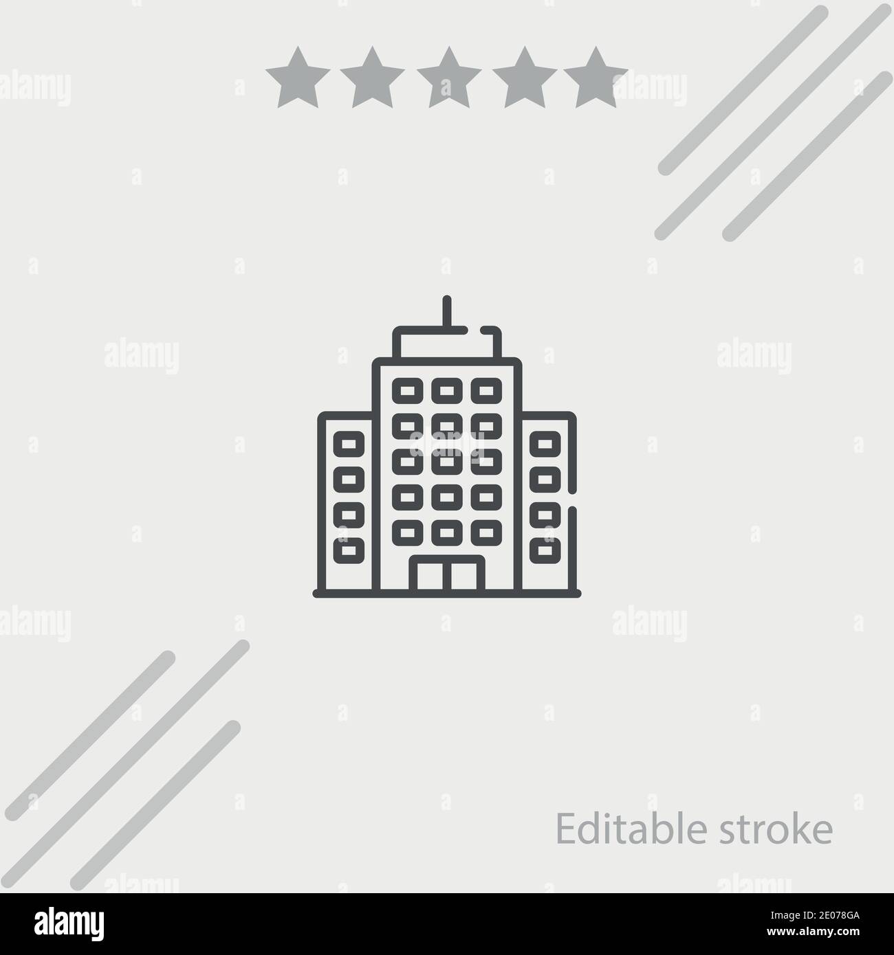 building vector icon modern simple vector illustration Stock Vector ...