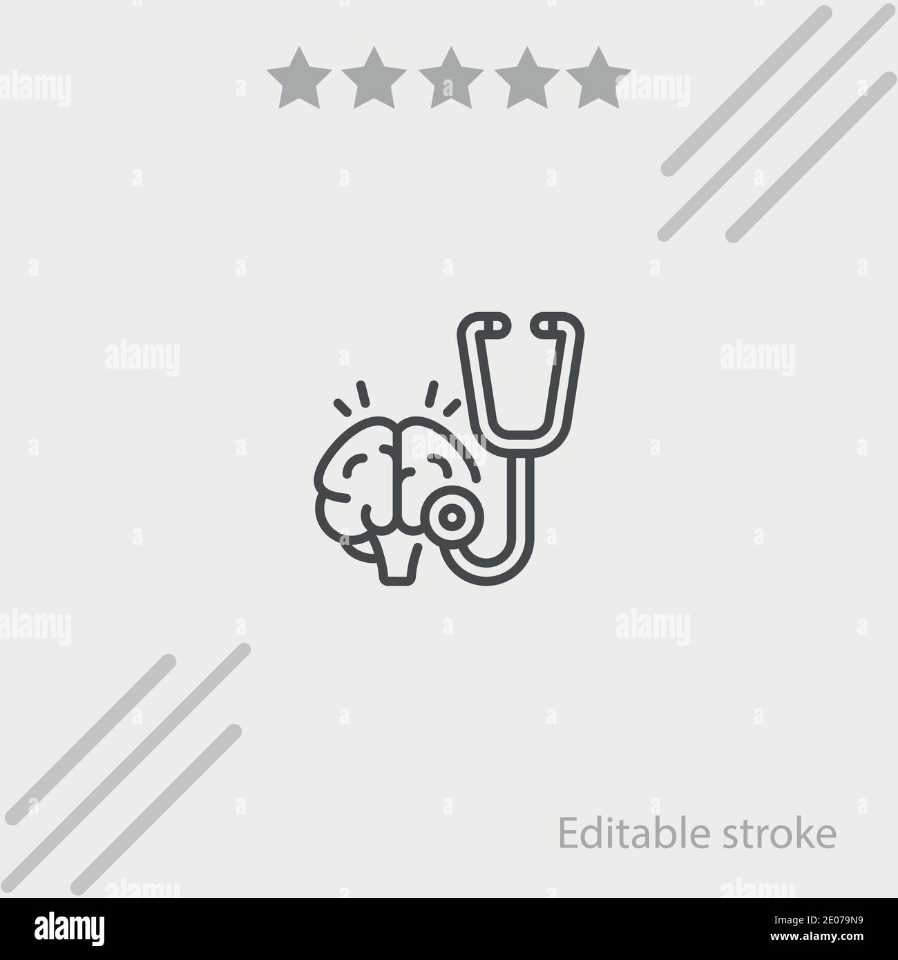 stethoscope vector icon modern simple vector illustration Stock Vector ...