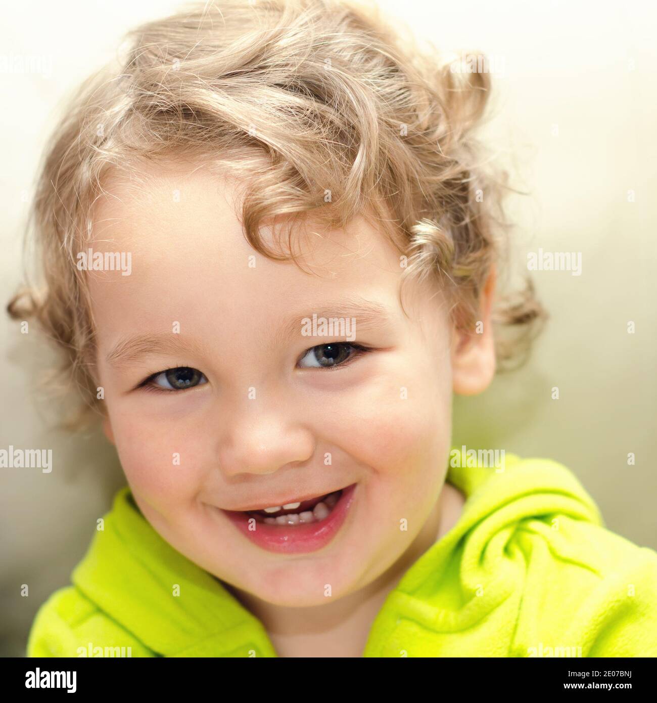 Closeup Smiling Toddler Face Hi Res Stock Photography And Images Alamy
