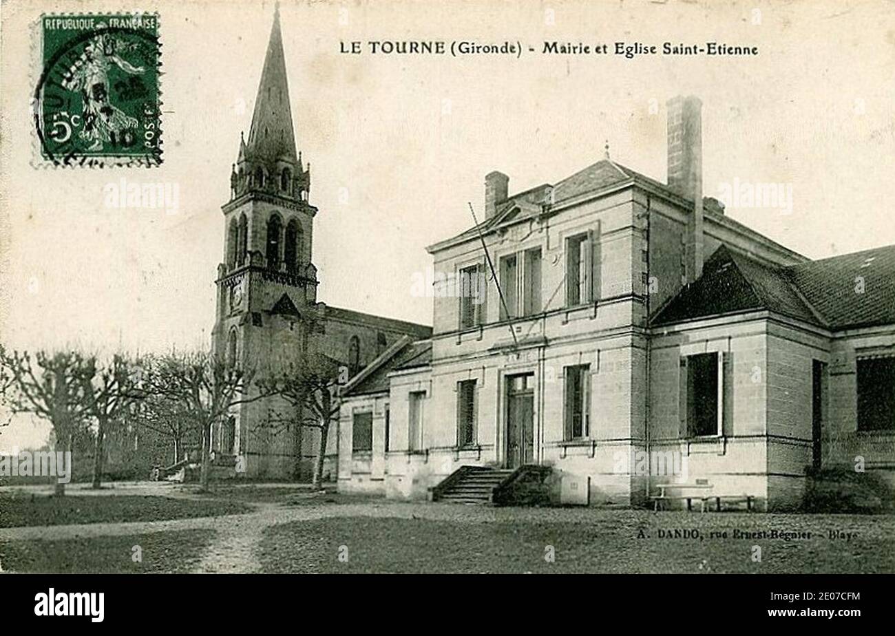 Le Tourne Mairie Stock Photo Alamy