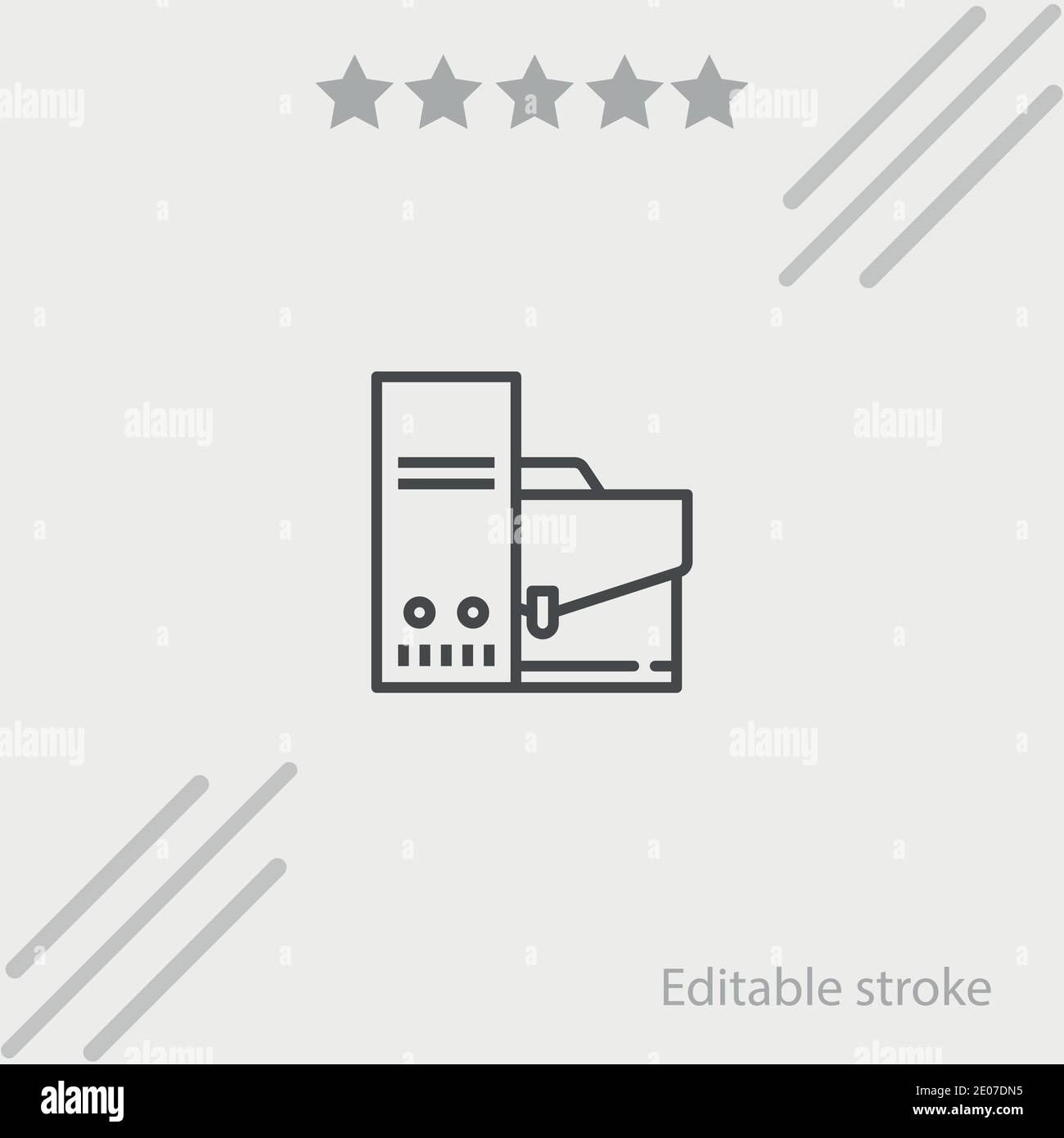 device manager vector icon modern simple vector illustration Stock