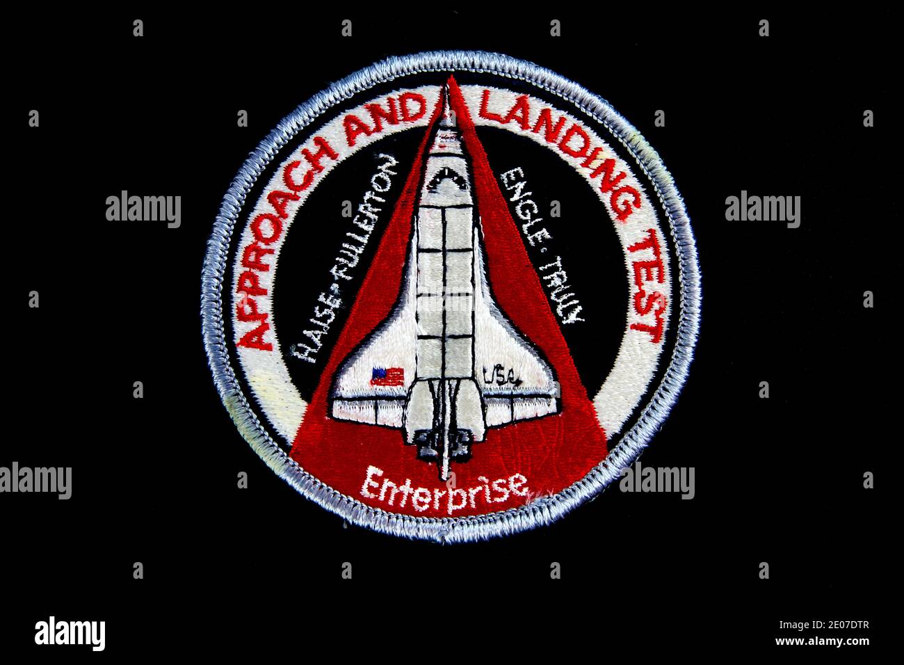 Space Shuttle Enterprise Approach and Landing Test Program Patch Stock Photo