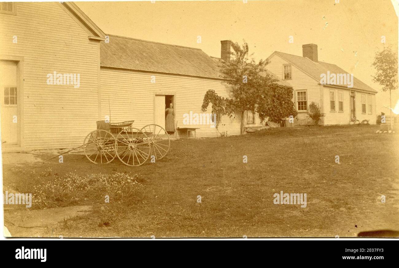 Leavitt farm Turner Maine Stock Photo Alamy