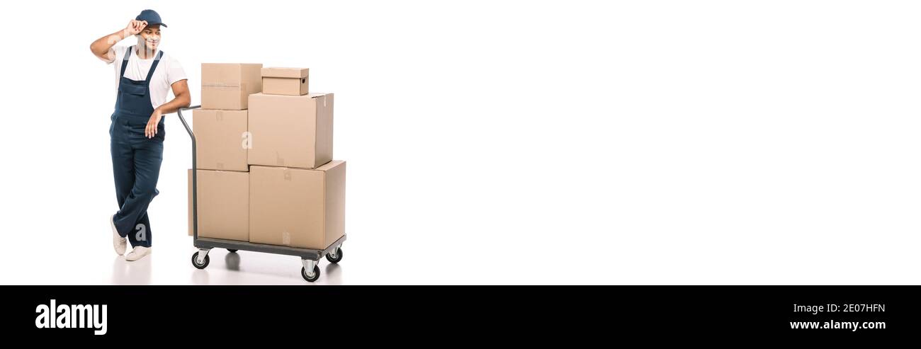 Uniform cap full length pose Cut Out Stock Images Pictures Alamy