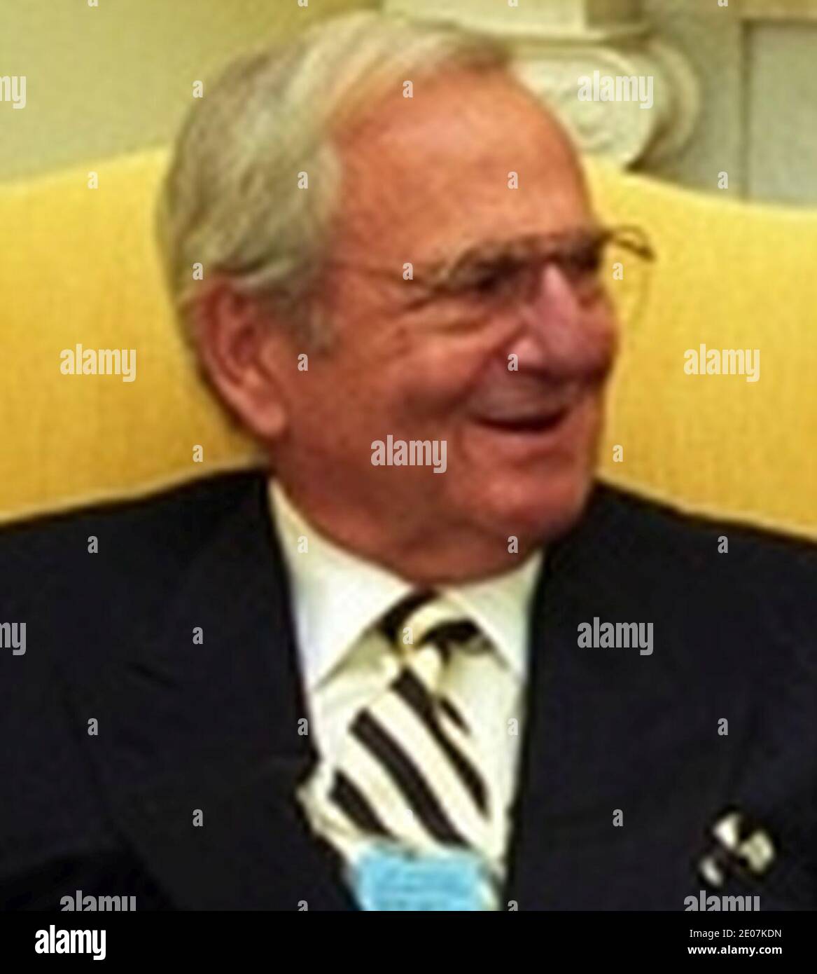 Lee Iacocca at the White House in 1993 (cropped). Stock Photo
