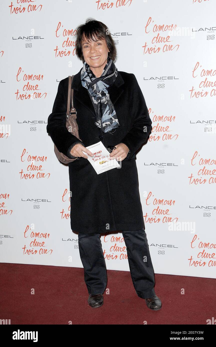Fabienne Egal attending the premiere of the movie 'L'Amour dure Trois ...