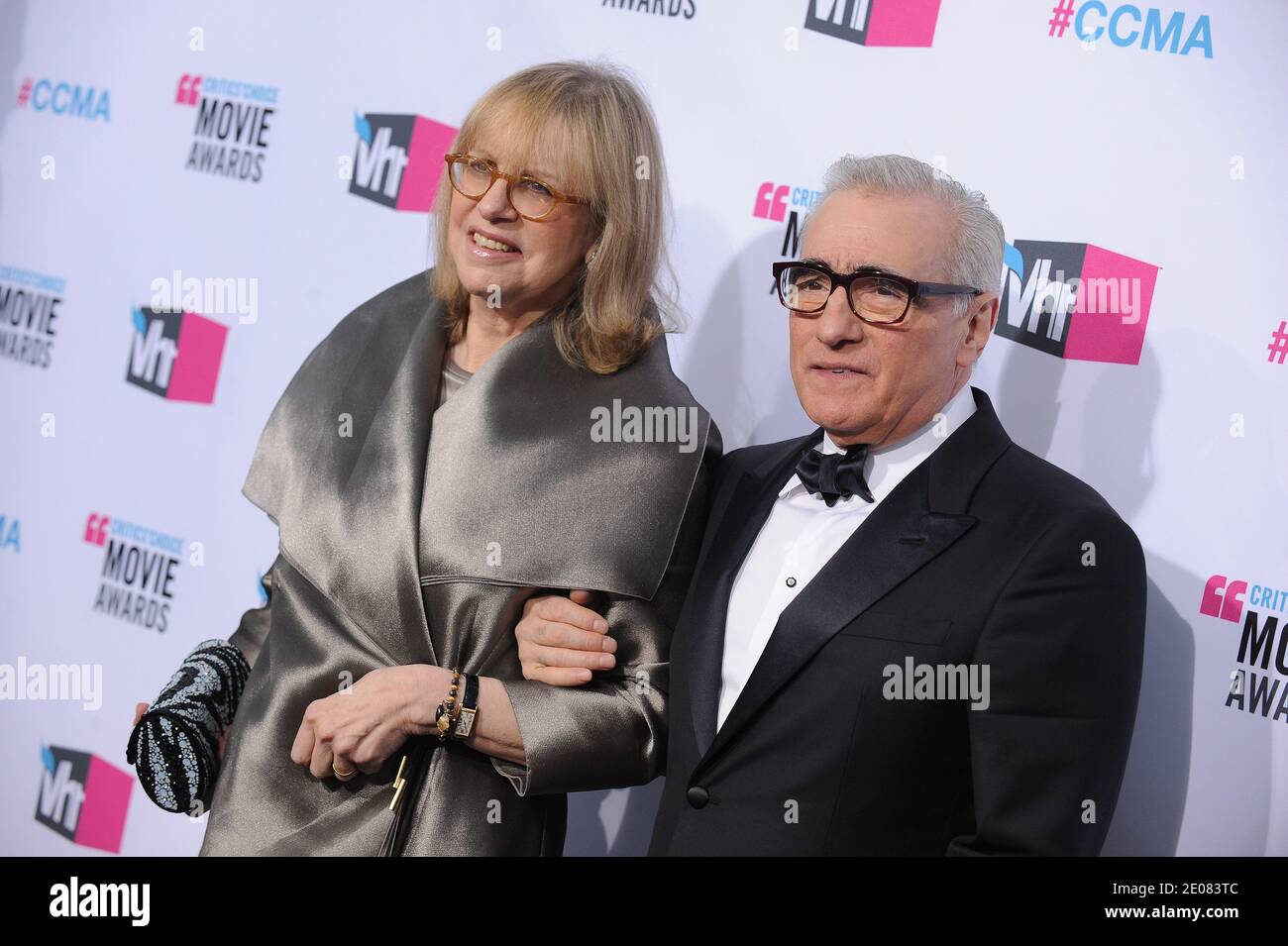 Helen Morris and Martin Scorsese attend the 17th Annual Critics' Choice Movie Awards held at the Hollywood Palladium on January 12, 2012 in Los Angeles, Ca, USA. Photo by Lionel Hahn/ABACAPRESS.COM Stock Photo