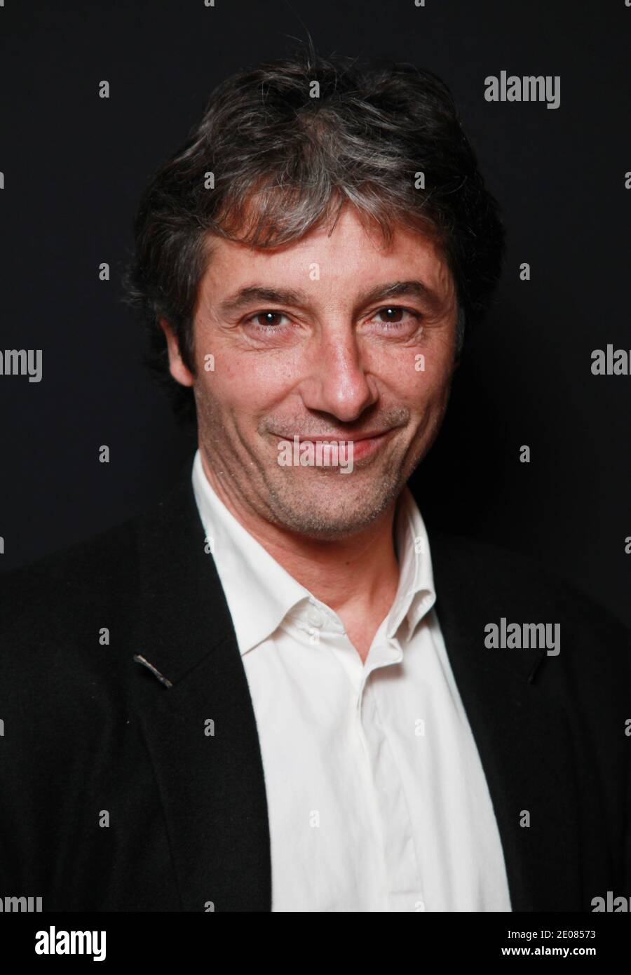 EXCLUSIVE. Marc Duret poses for our photographer during the 17th Lumieres ceremony awards in Paris, France on January 13, 2012. Photo by Denis Guignebourg/ABACAPRESS.COM? Stock Photo