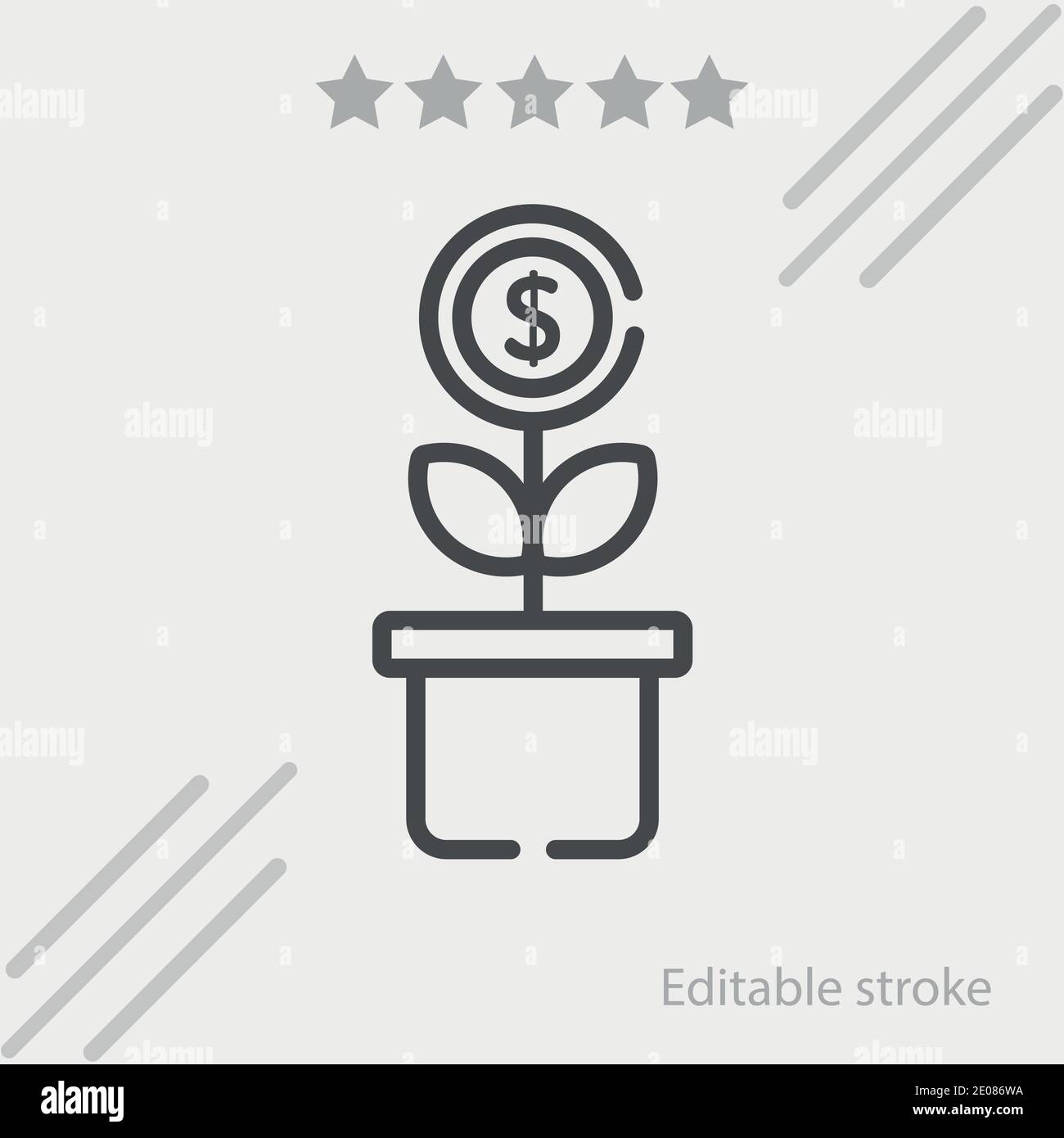 growth vector icon modern simple vector illustration Stock Vector Image ...