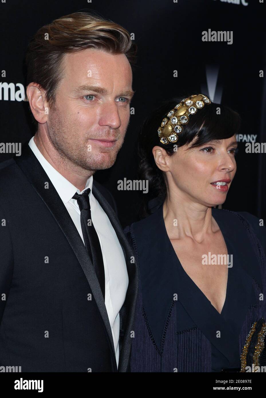 Ewan McGregor, Eve Mavrakis, The Weinstein Company's 2012 Golden Globe Awards After Party at The Beverly Hilton Hotel in Beverly Hills, California. January 15, 2012. (Pictured: Ewan McGregor, Eve Mavrakis). Photo by Baxter/ABACAPRESS.COM Stock Photo