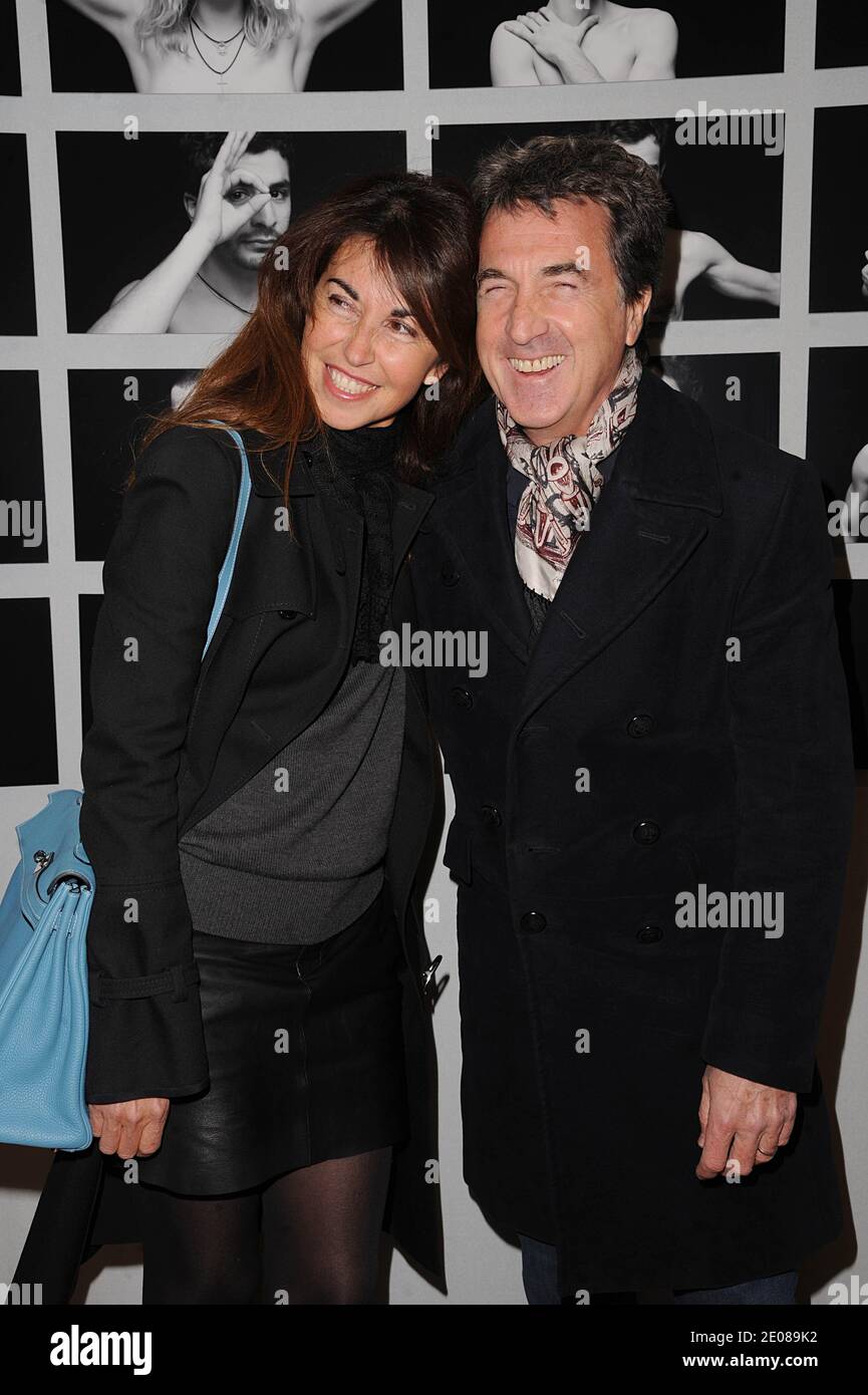 Francois Cluzet and his girlfriend attending the photocall for the Cesar's 2012 Revelations held at Chaumet, place vendome, in Paris, France on January 16, 2012. Photo by Giancarlo Gorassini/ABACAPRESS.COM Stock Photo