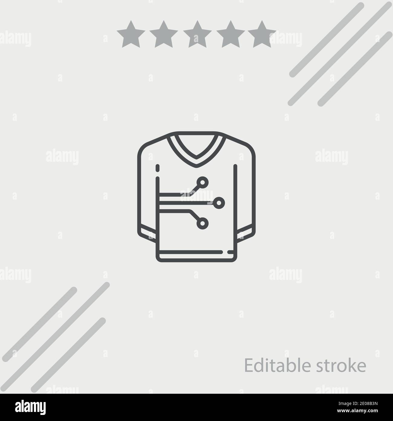 smart clothing vector icon modern simple vector illustration Stock ...