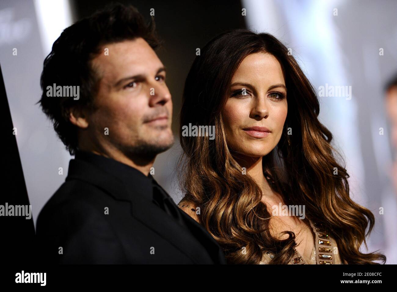 Len Wiseman and Kate Beckinsale attend the premiere of 'Underworld