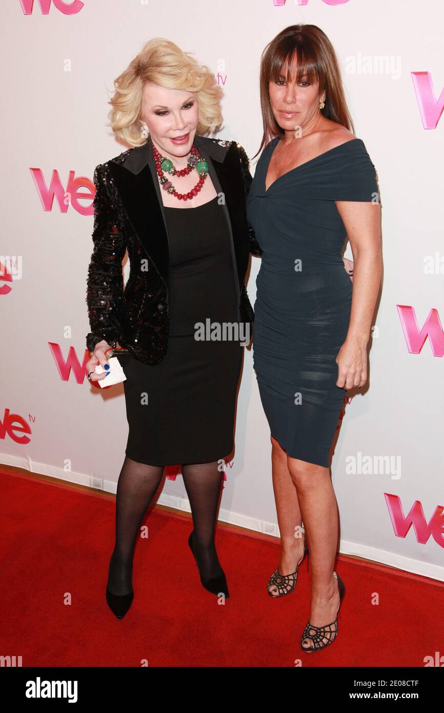 Joan and Melissa Rivers attend an advance screening of the season two premiere of 'Joan & Melissa: Joan Knows Best?' at Helen Mills Theater in New York City, New York, USA on January 19, 2012. Photo by Elizabeth Pantaleo/ABACAPRESS.COM Stock Photo