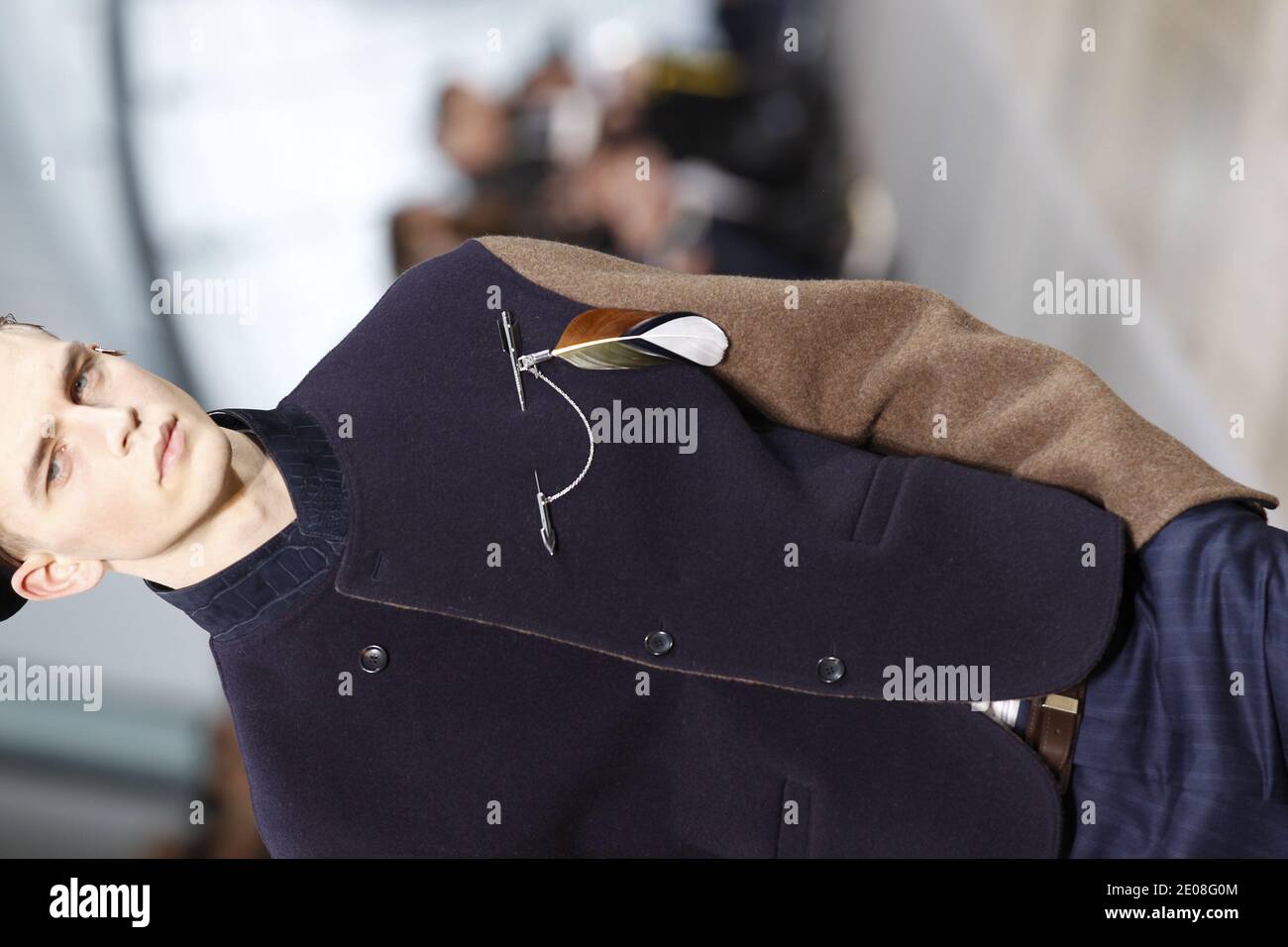 Louis Vuitton Fall 2013 Men. grey suit