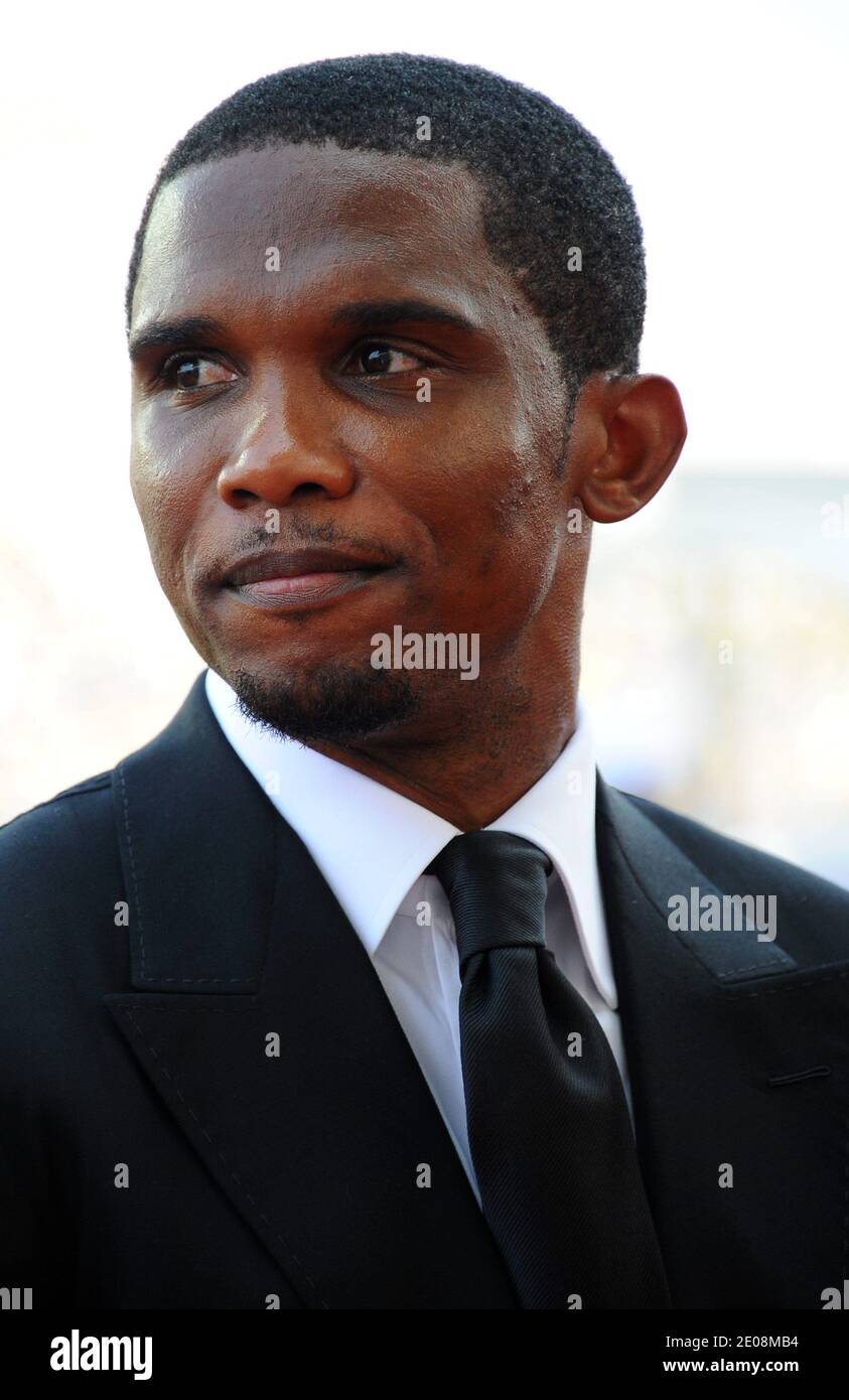 Samuel Eto'o during the 2012 African Cup of Nations soccer match, Gabon ...