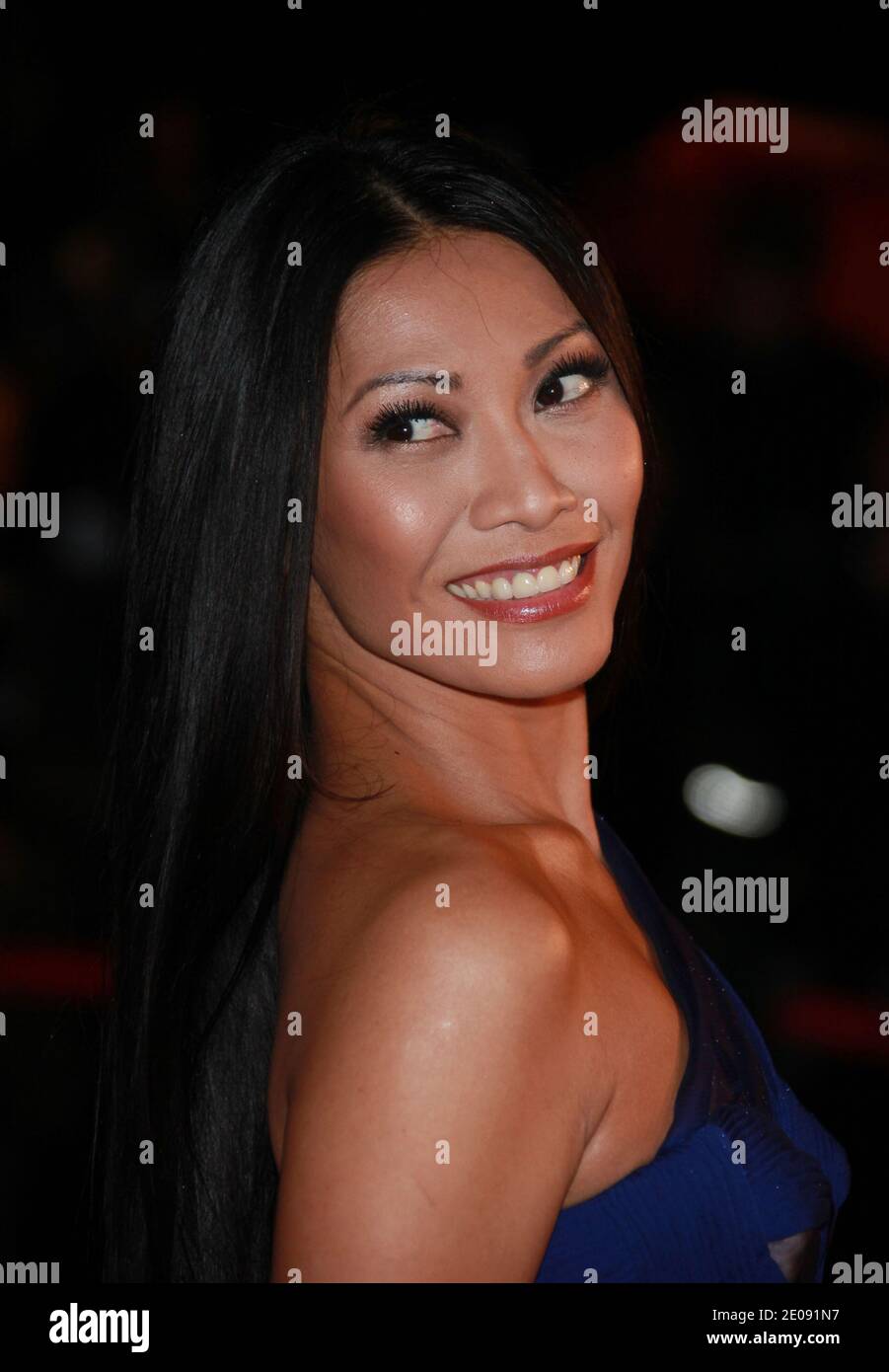 Anggun arriving to the 13th NRJ Music Awards ceremony held at the Palais Des Festivals in Cannes, France on January 28, 2012. Photo by Gorassini-Guignebourg/ABACAPRESS.COM Stock Photo