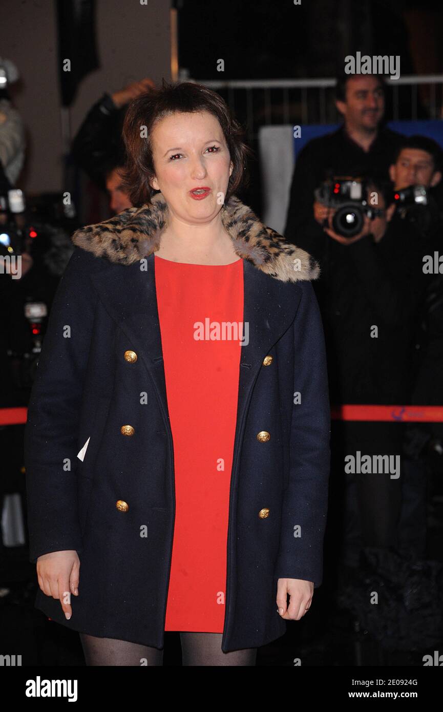 Anne Roumanoff arriving to the 13th NRJ Music Awards ceremony held at the Palais Des Festivals in Cannes, France on January 28, 2012. Photo by Gorassini-Guignebourg/ABACAPRESS.COM Stock Photo