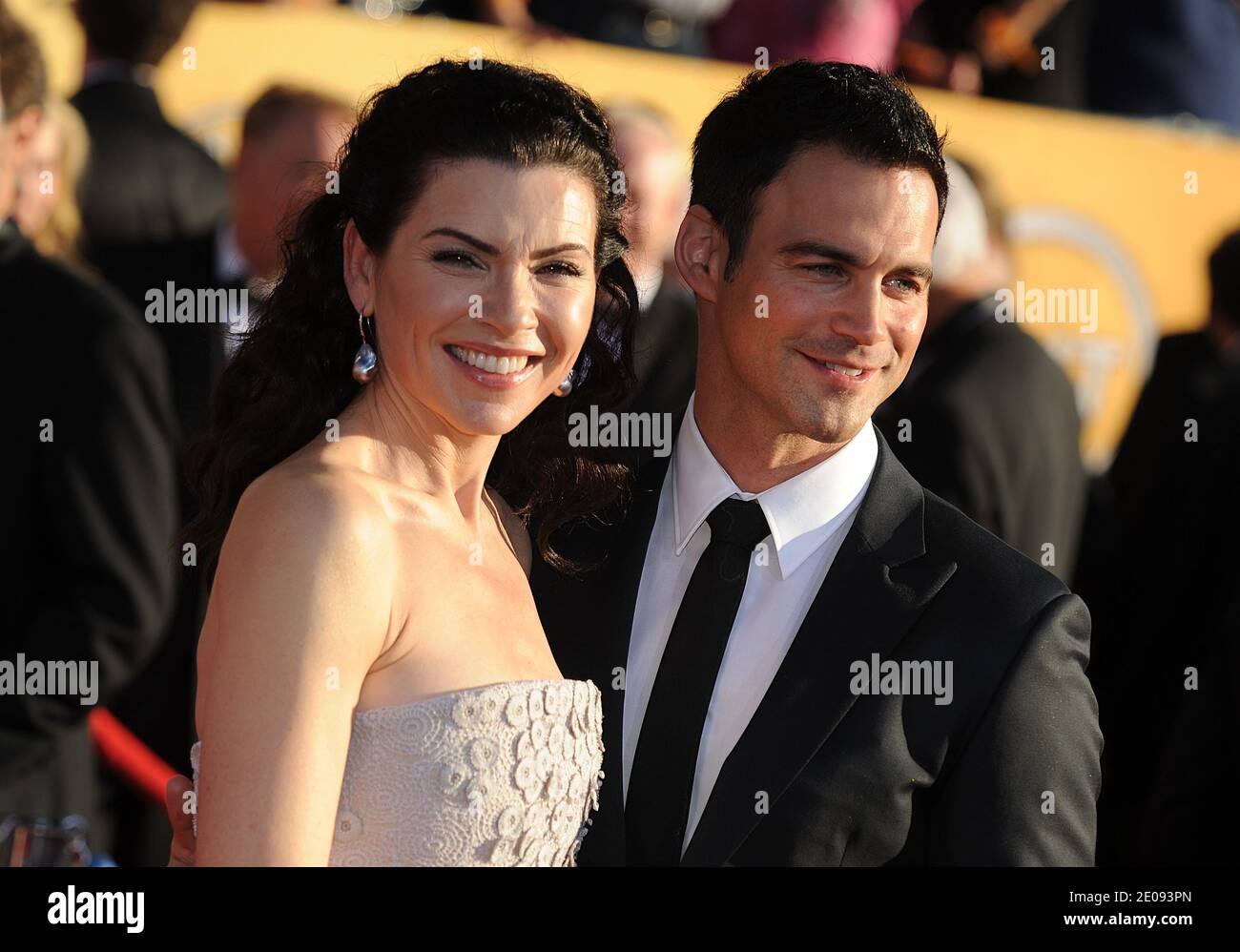 Julianna Margulies, left, and Keith Lieberthal attending the 18th Annual Screen Actors Guild (SAG) Awards held at the Shrine Auditorium in Los Angeles, CA on January 29, 2012. Photo by Lionel Hahn/ABACAPRESS.COM Stock Photo