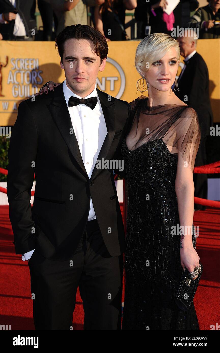 Vincent Piazza and Ashlee Simpson attending the 18th Annual Screen