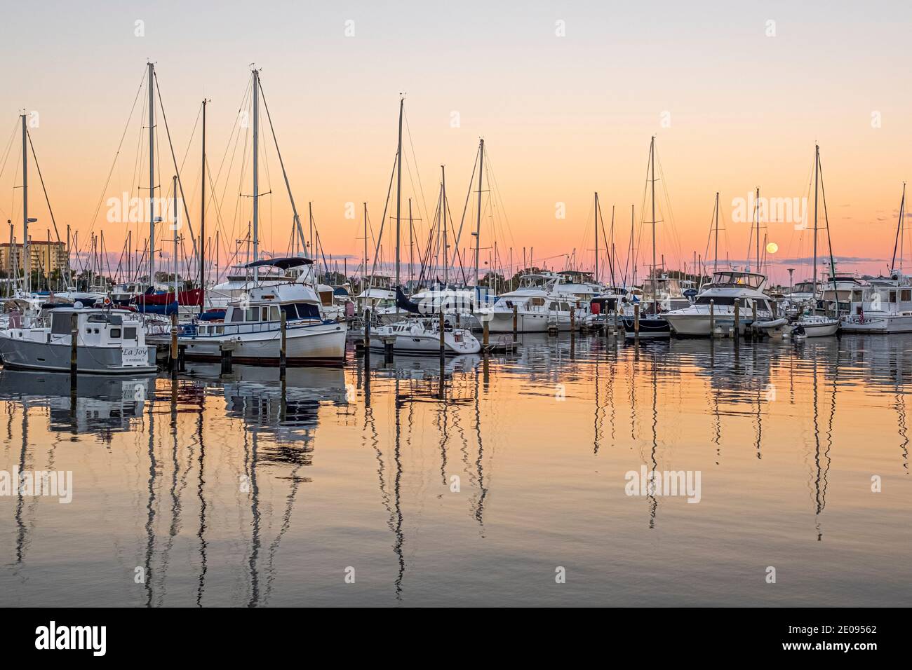 Marina - St Petersburg, Florida Stock Photo