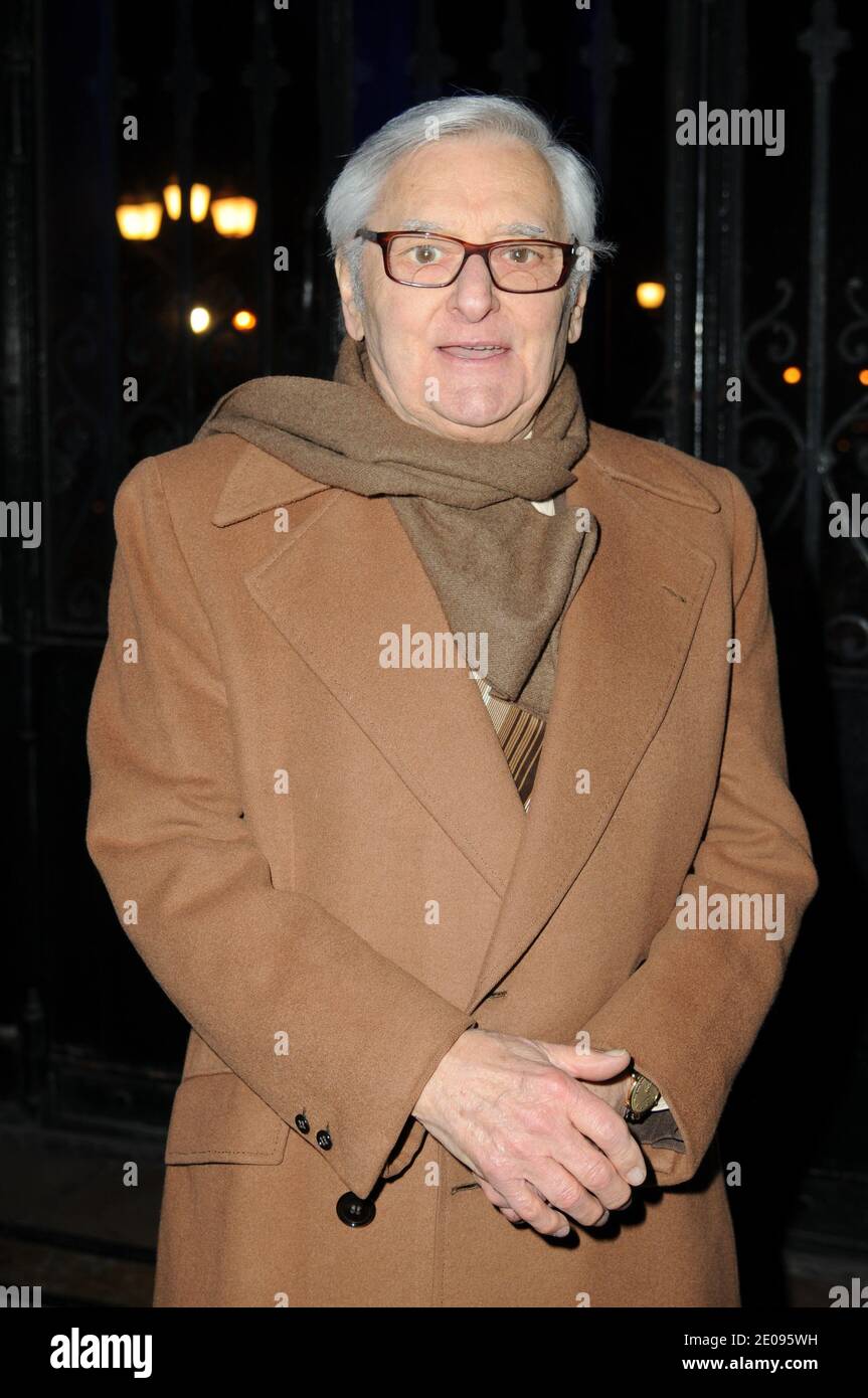 Roger Carel attending the 7th International Meeting of Cinema and Henri Langlois Award Closing Ceremony held at Vincennes City Hall near Paris, France on January 30, 2012. Photo by Mireille Ampilhac/ABACAPRESS.COM Stock Photo