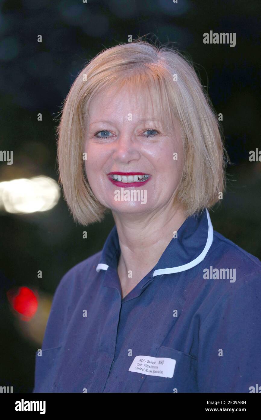 Palliative Care Nurse Catherine Fitzsimmons, outside Fairfield General