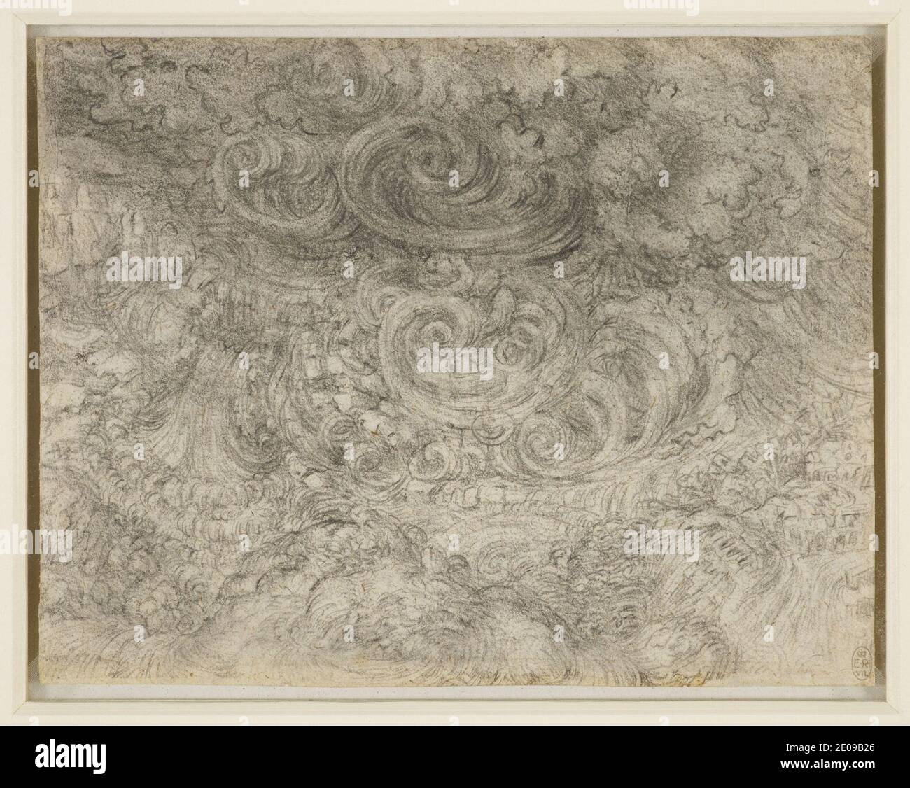 Leonardo da Vinci A deluge c.151718 Stock Photo Alamy