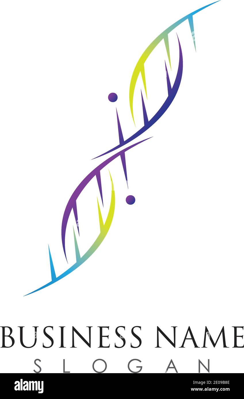 D,N,A logo vector icon template Stock Vector