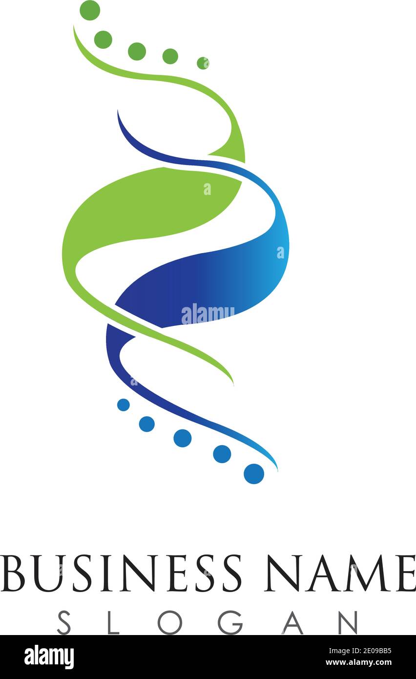 D,N,A logo vector icon template Stock Vector