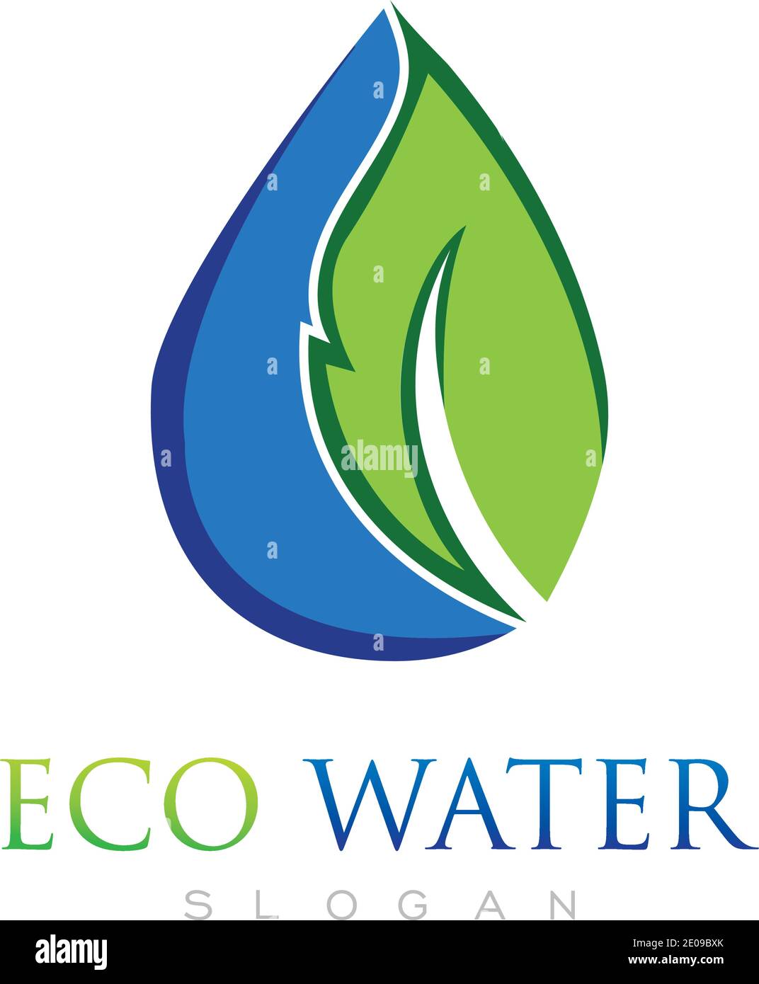 Eco Water Energy Logo Vector Company Stock Vector Image \u0026 Art - Alamy, image size:1072x1390