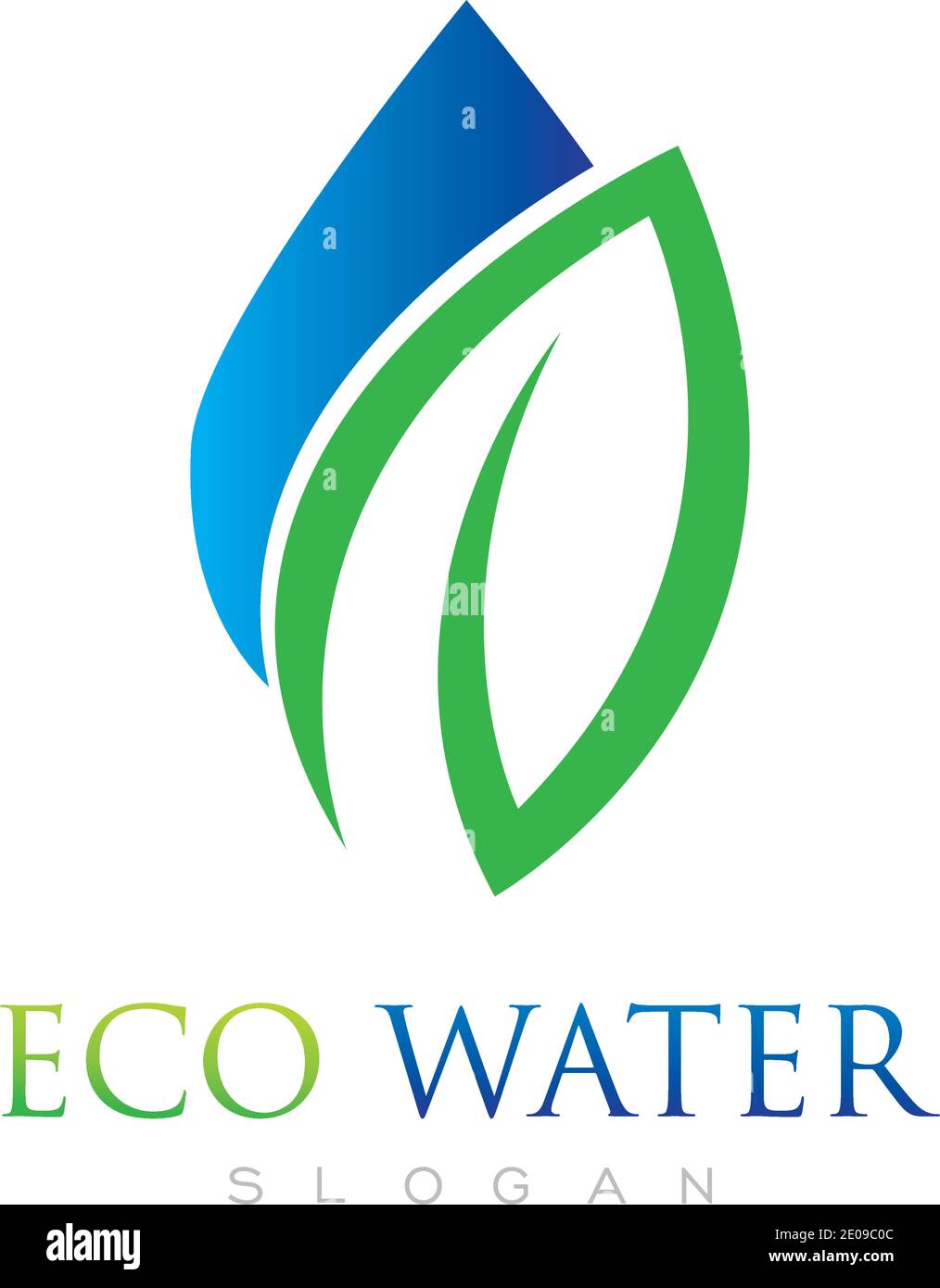 Eco Water Energy Logo Vector Company Stock Vector Image & Art Alamy