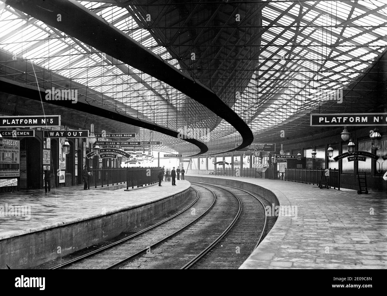 Railway station in Cork, Ireland Stock Photo