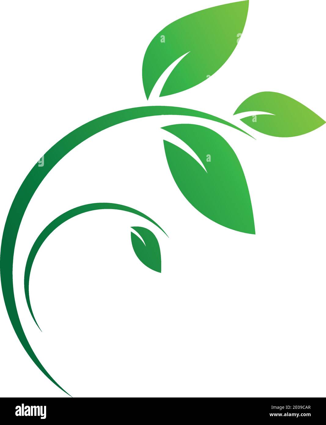 Logos of green Tree leaf ecology nature element vector Stock Vector ...