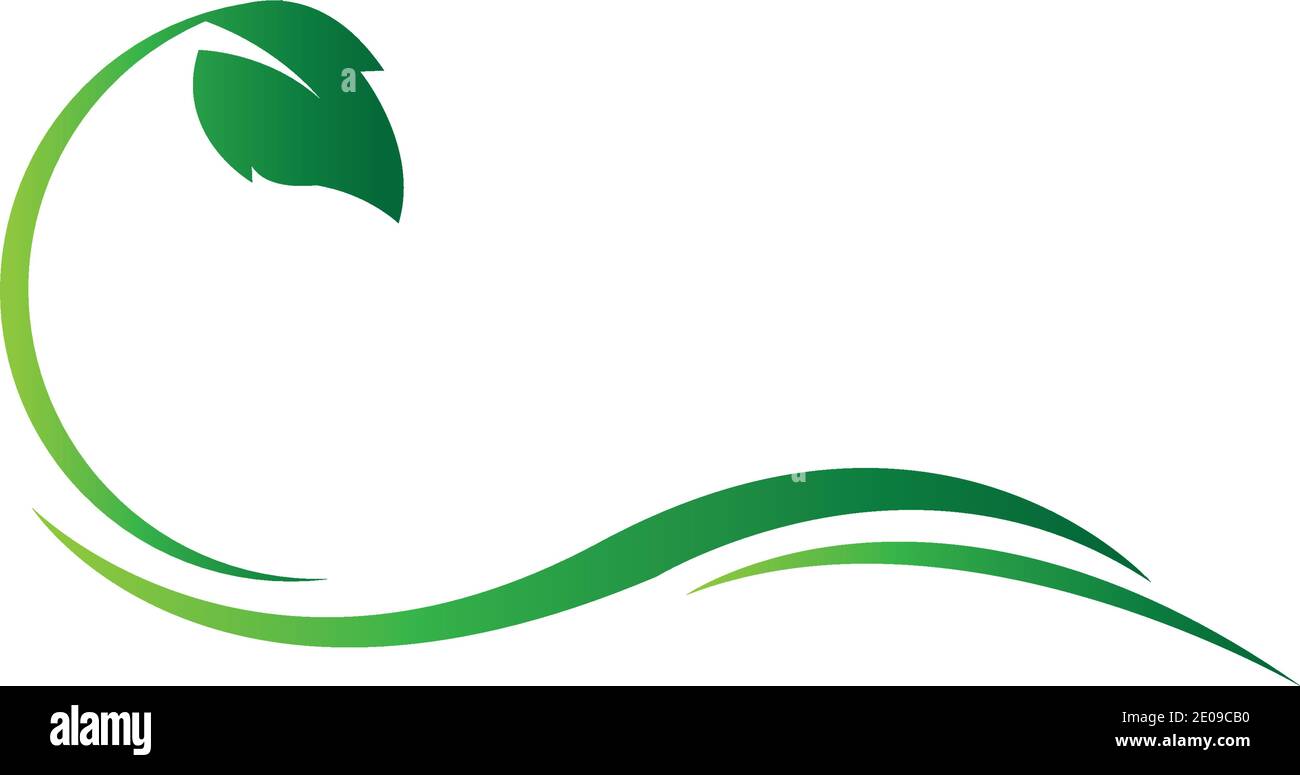 Logos of green Tree leaf ecology nature element vector Stock Vector