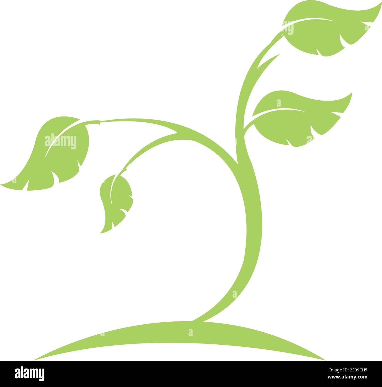 Logos of green Tree leaf ecology nature element vector Stock Vector