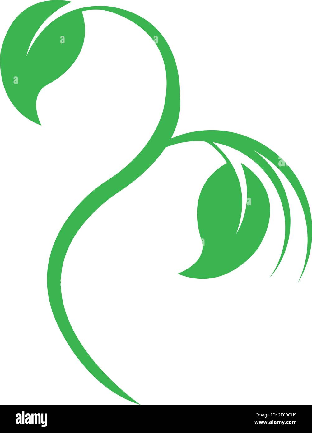 Logos of green Tree leaf ecology nature element vector Stock Vector