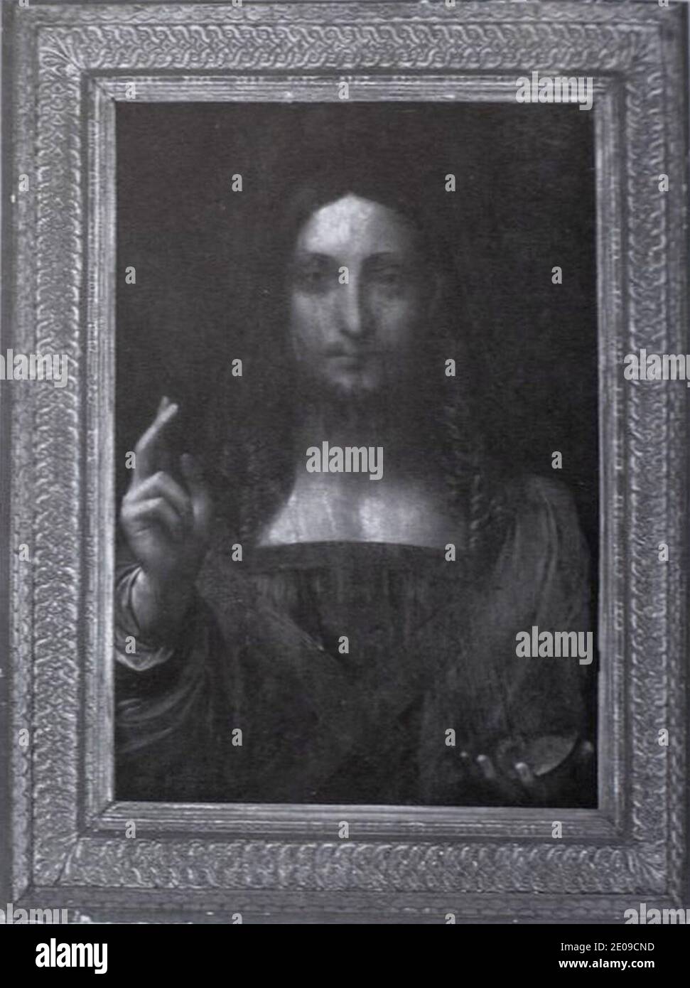 Leonardo da vinci salvator mundi 2005 auction catalogue cropped