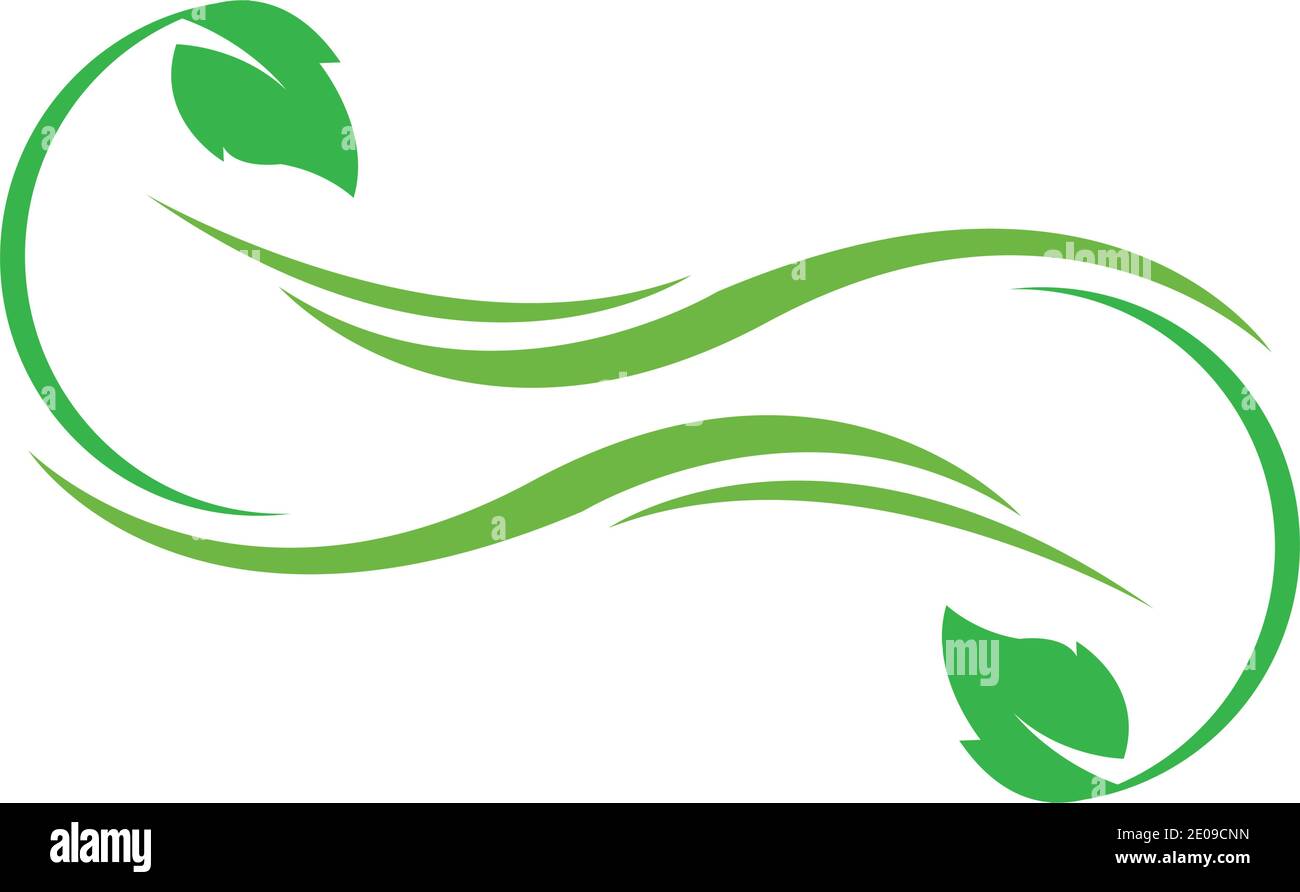 Logos of green Tree leaf ecology nature element vector Stock Vector