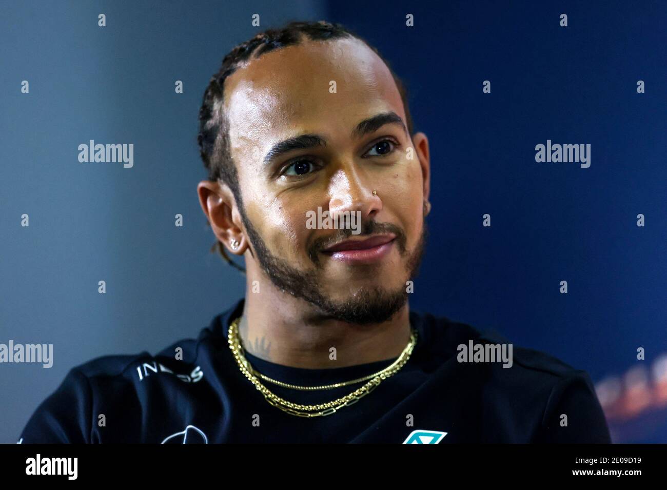 File photo dated 20/02/20 of Lewis Hamilton who has been awarded a Knighthood for services to Motorsports in the New Year's Honours List. Stock Photo