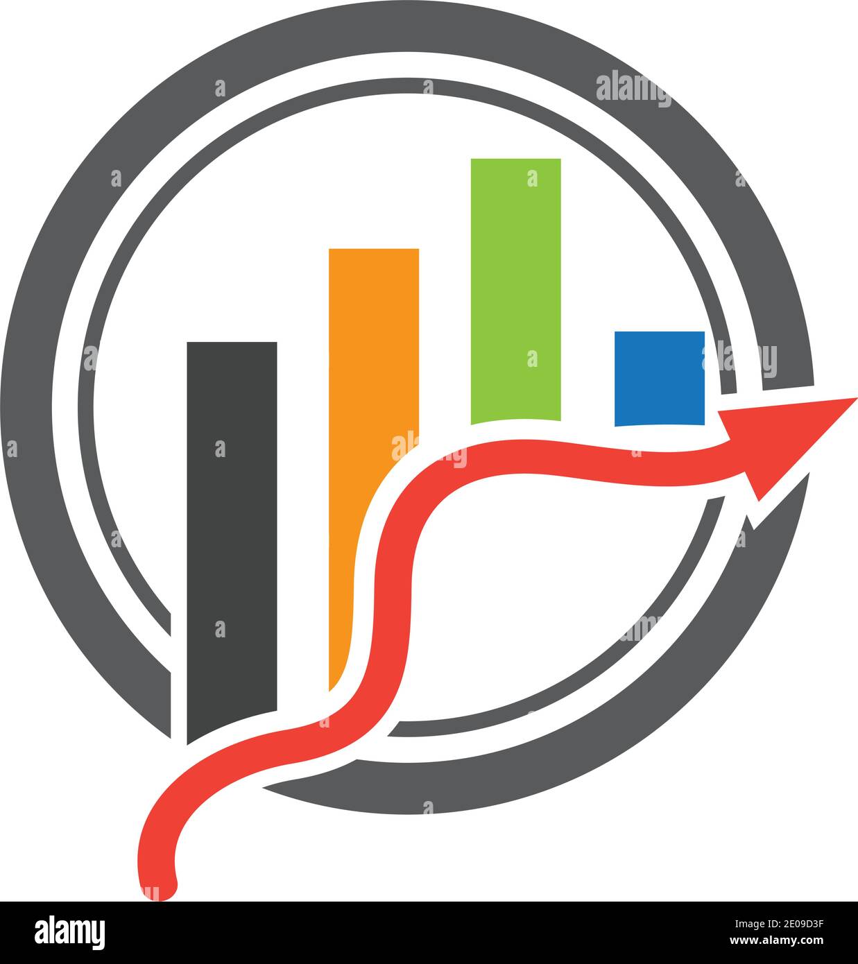 Business Finance Logo template vector icon design Stock Vector