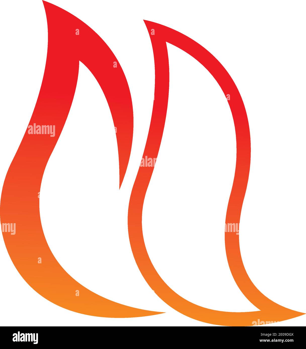 Abstract flame logo icon Stock Vector Images - Alamy