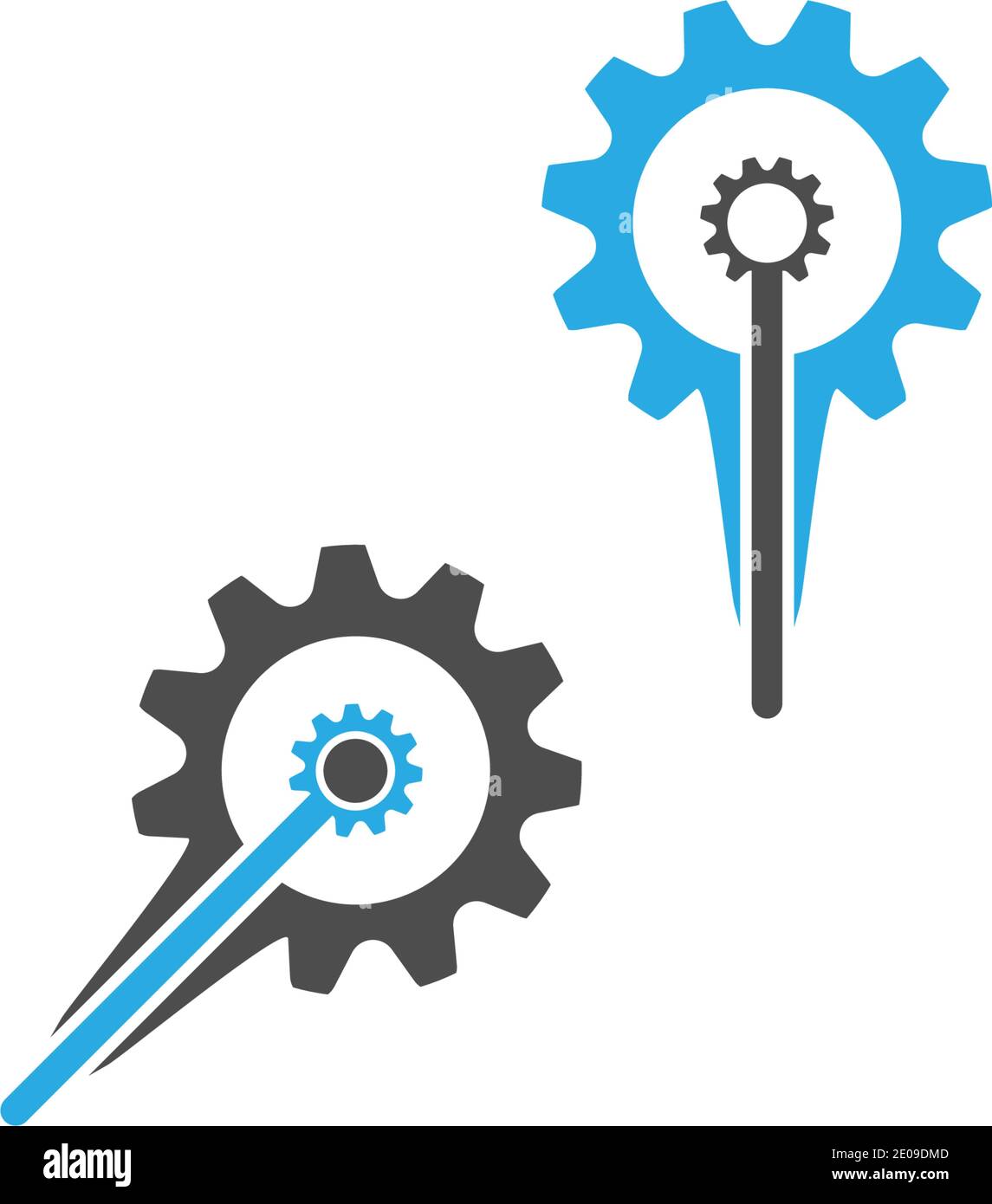 Gear Logo Template vector icon illustration design Stock Vector